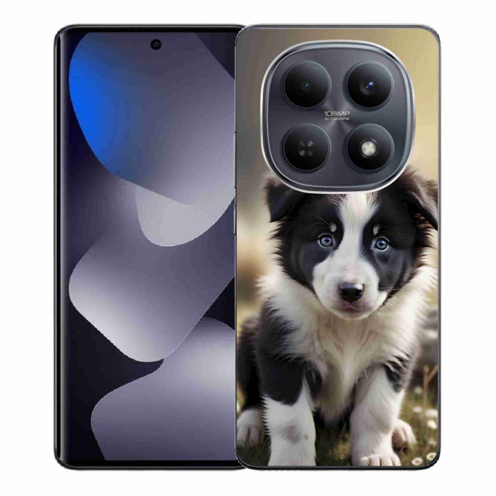 Gélový kryt mmCase na Xiaomi Redmi Note 15 4G - roztomilá border kólia