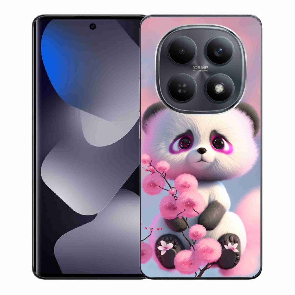 Gélový kryt mmCase na Xiaomi Redmi Note 15 4G - roztomilá panda 1