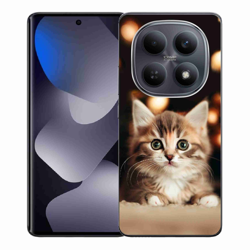 Gélový kryt mmCase na Xiaomi Redmi Note 15 4G - roztomilé mačiatko 2
