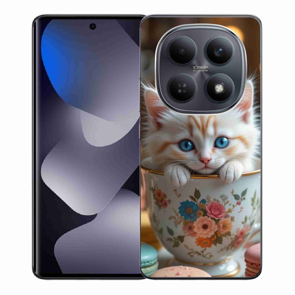 Gélový kryt mmCase na Xiaomi Redmi Note 15 4G - roztomilé mačiatko 6