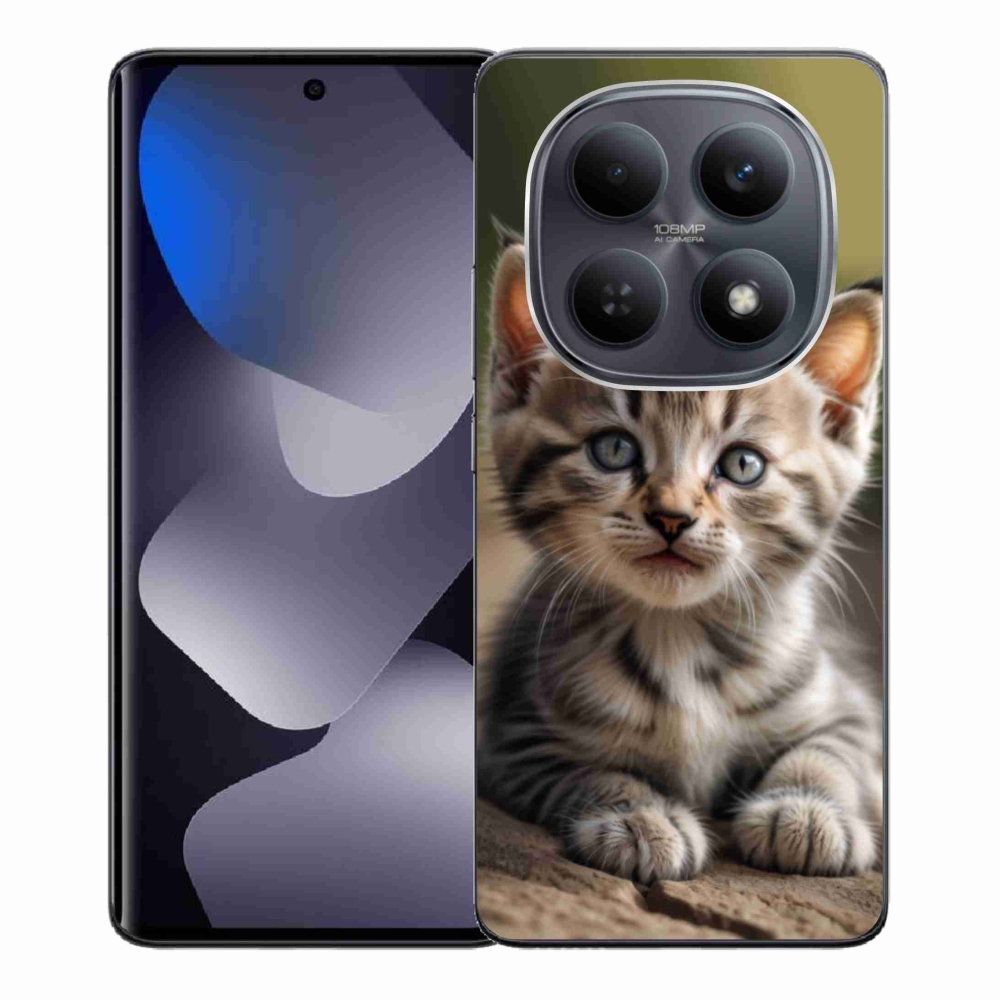 Gélový kryt mmCase na Xiaomi Redmi Note 15 4G - roztomilé mačiatko 9