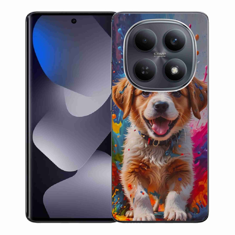 Gélový kryt mmCase na Xiaomi Redmi Note 15 4G - roztomilé šteňa 3