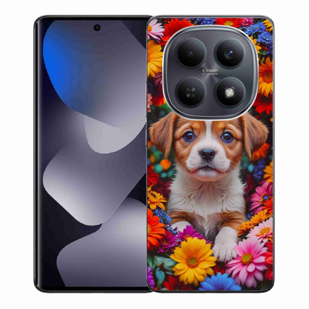 Gélový kryt mmCase na Xiaomi Redmi Note 15 4G - roztomilé šteňa