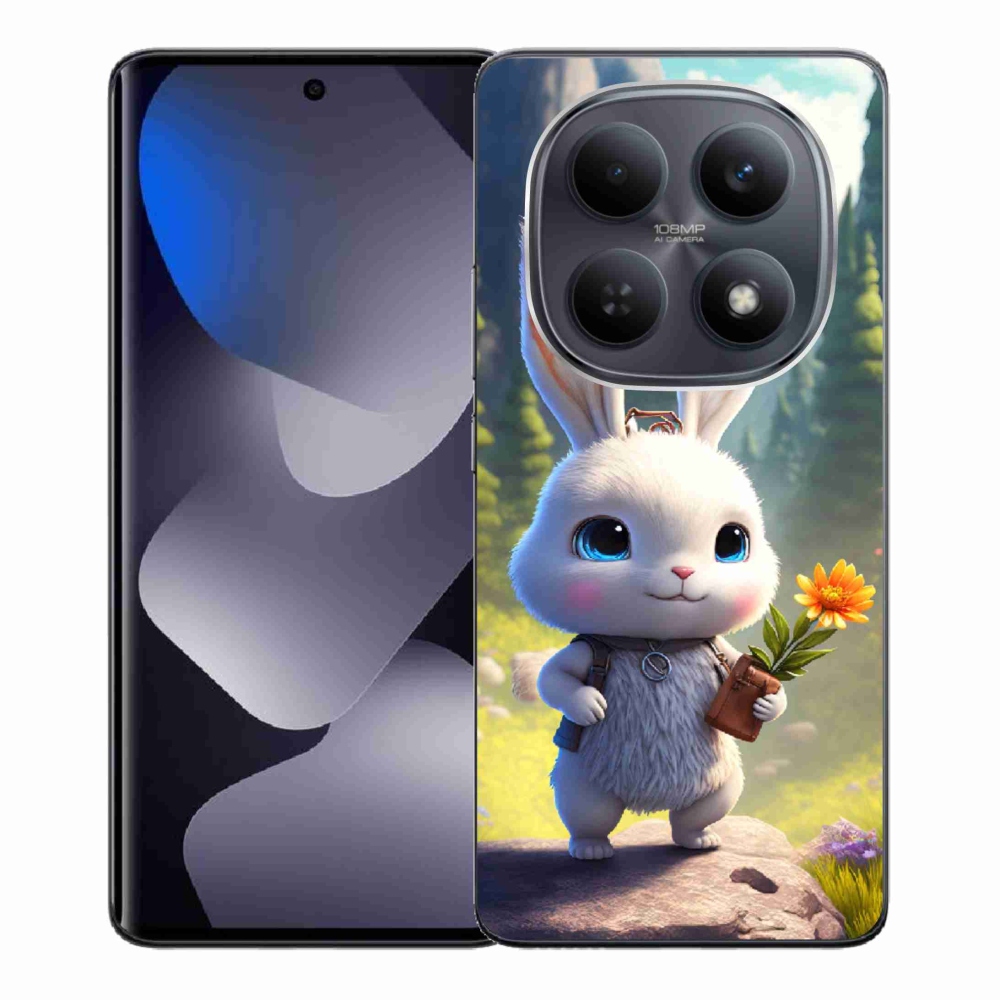 Gélový kryt mmCase na Xiaomi Redmi Note 15 4G - roztomilý zajačik