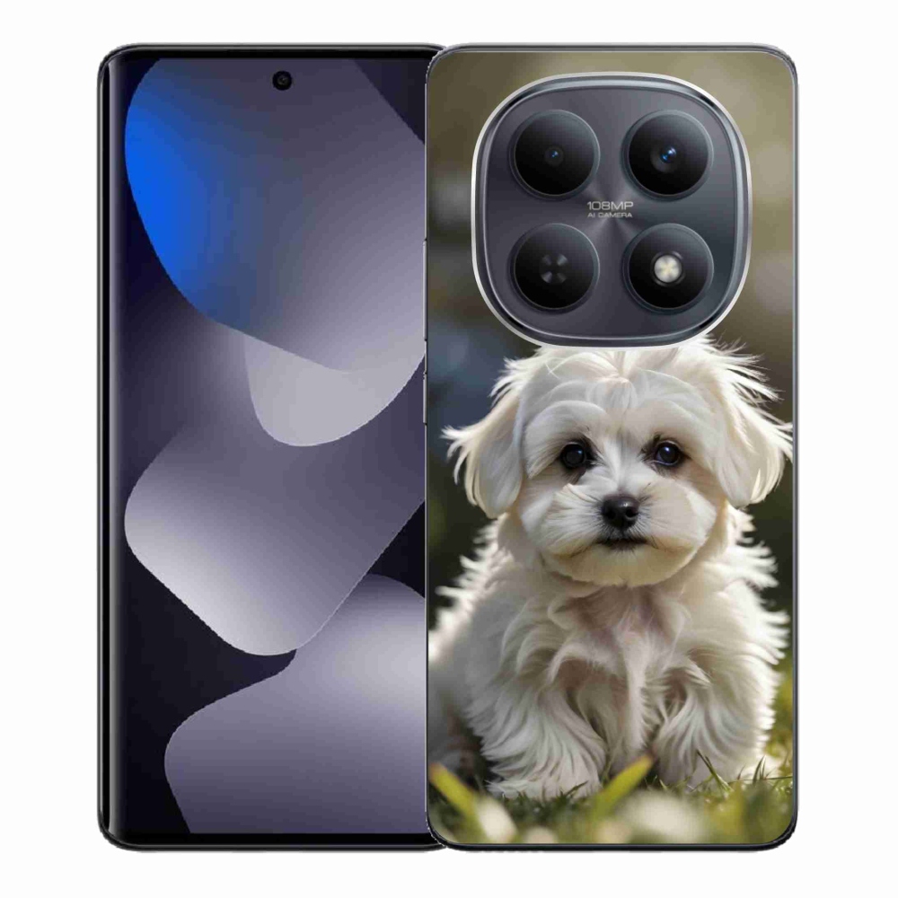 Gélový kryt mmCase na Xiaomi Redmi Note 15 4G - roztomilý maltézsky psík