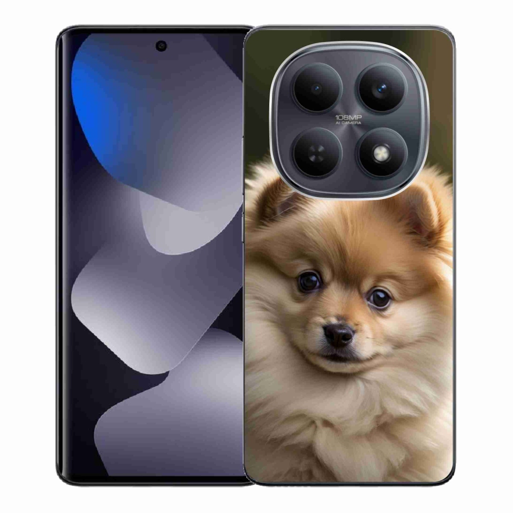 Gélový kryt mmCase na Xiaomi Redmi Note 15 4G - roztomilý pomeranian 2