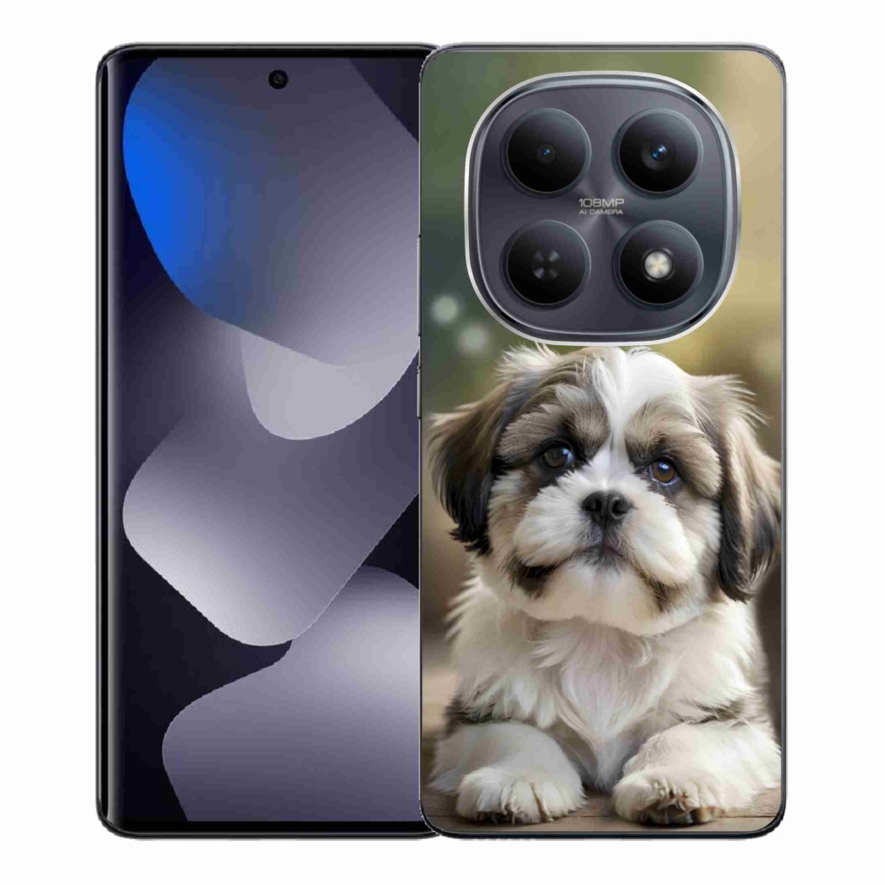 Gélový kryt mmCase na Xiaomi Redmi Note 15 4G - roztomilý shih-tzu