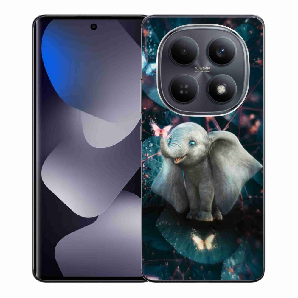 Gélový kryt mmCase na Xiaomi Redmi Note 15 4G - roztomilý slon