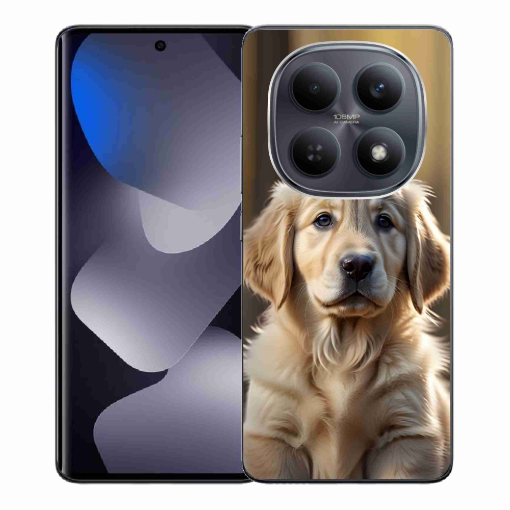 Gélový kryt mmCase na Xiaomi Redmi Note 15 4G - roztomilý zlatý retriever