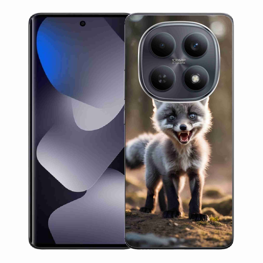 Gélový kryt mmCase na Xiaomi Redmi Note 15 4G - rozzúrená líška