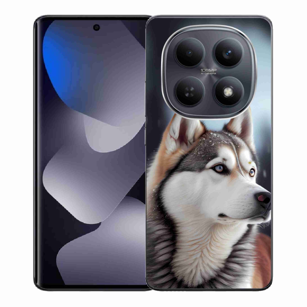 Gélový kryt mmCase na Xiaomi Redmi Note 15 4G - sibírsky husky