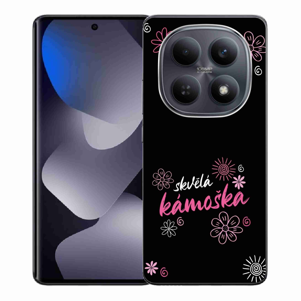 Gélový kryt mmCase na Xiaomi Redmi Note 15 4G - skvelá kamoška čierne pozadie