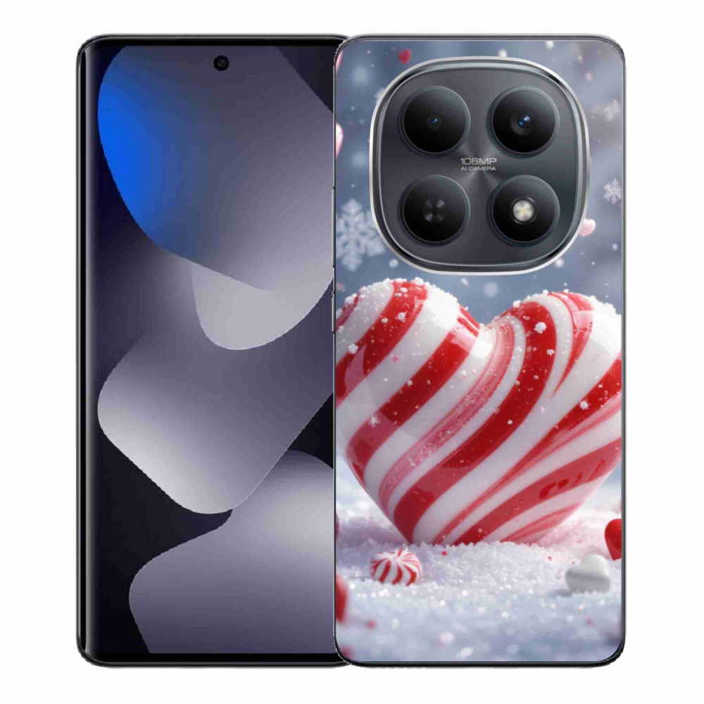 Gélový kryt mmCase na Xiaomi Redmi Note 15 4G - sladké srdce