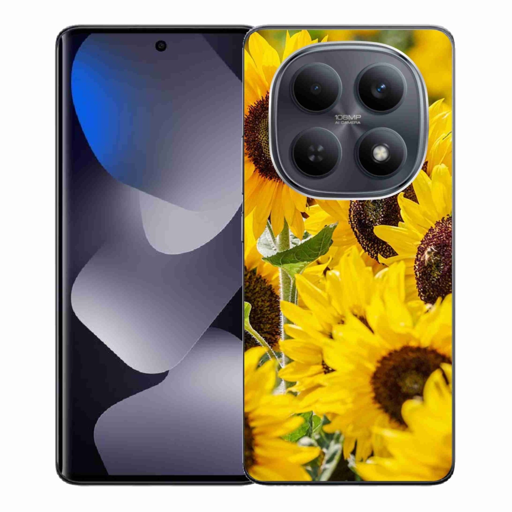 Gélový kryt mmCase na Xiaomi Redmi Note 15 4G - slnečnica