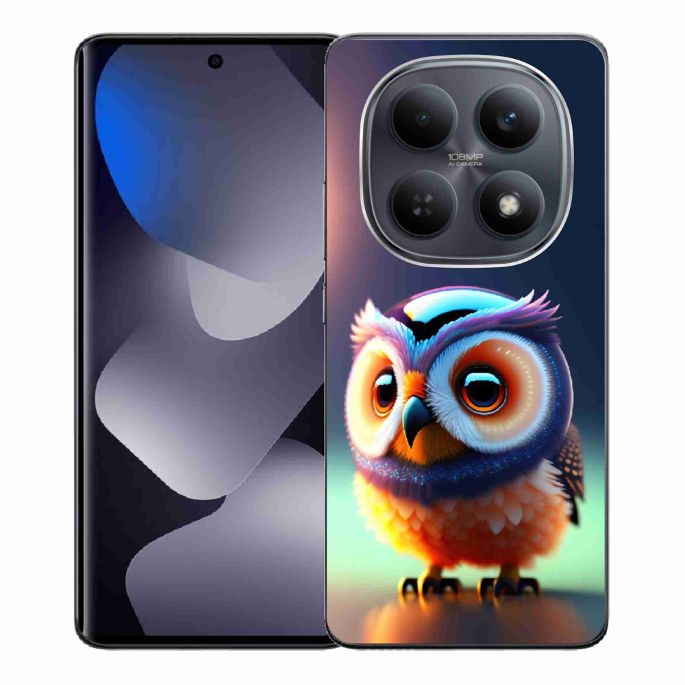 Gélový kryt mmCase na Xiaomi Redmi Note 15 4G - sovička