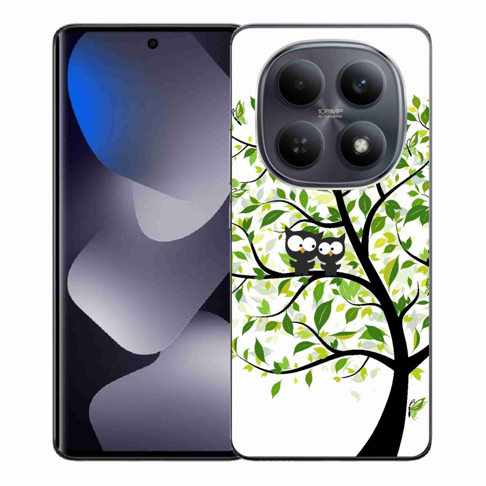 Gélový kryt mmCase na Xiaomi Redmi Note 15 4G - malej sovy na strome