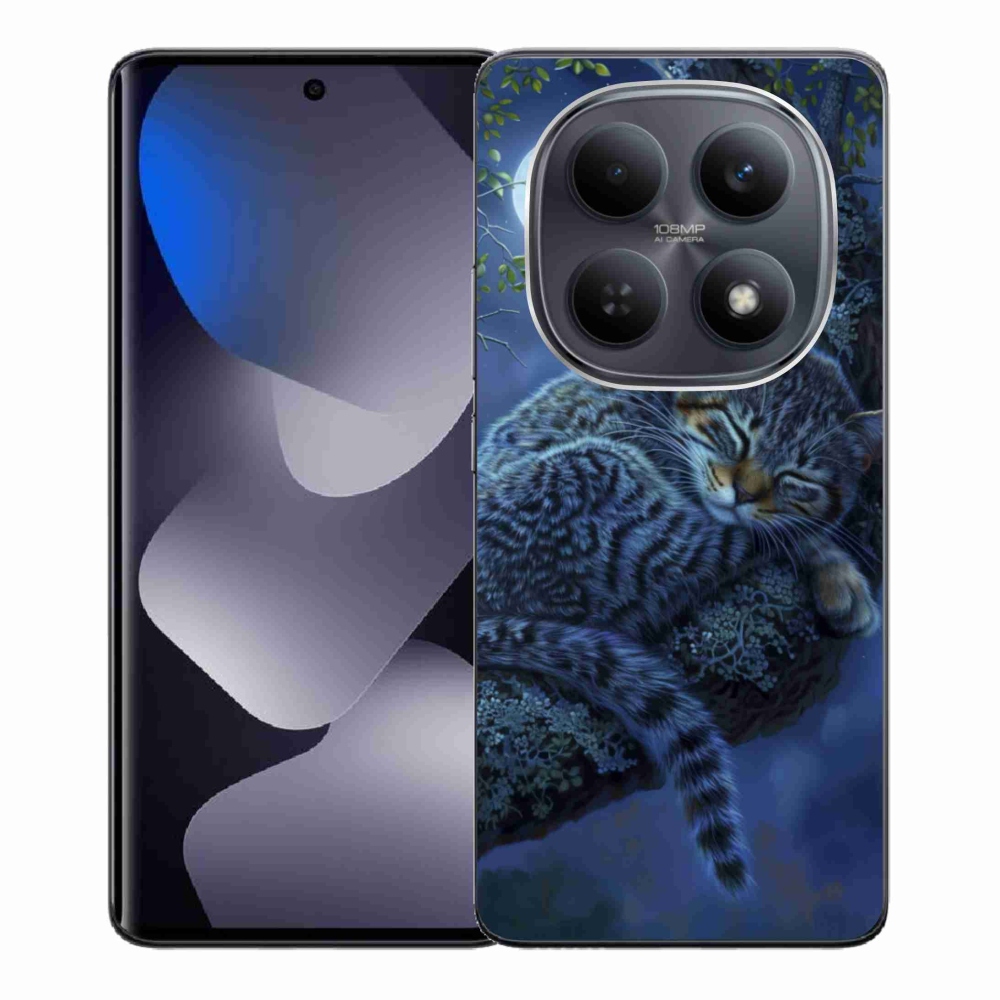 Gélový kryt mmCase na Xiaomi Redmi Note 15 4G - spiaca mačka