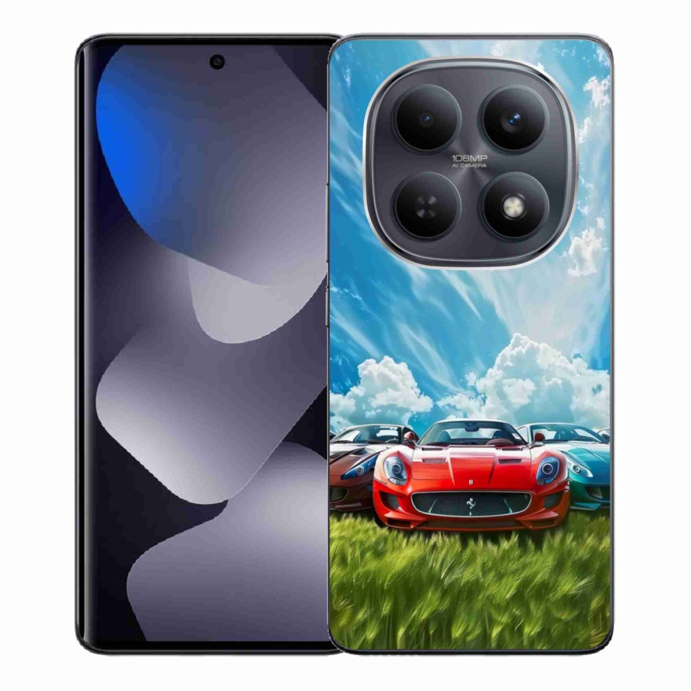 Gélový kryt mmCase na Xiaomi Redmi Note 15 4G - športové vozidlá