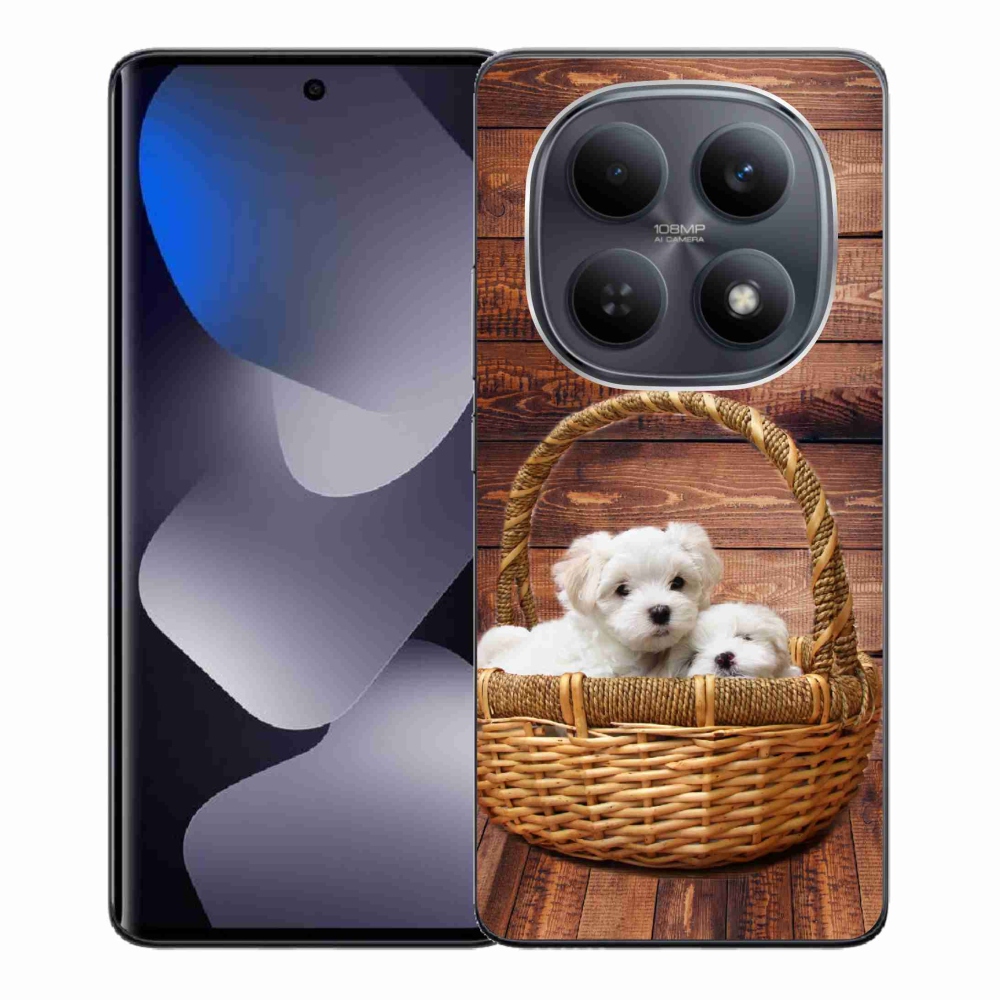 Gélový kryt mmCase na Xiaomi Redmi Note 15 4G - šteniatka
