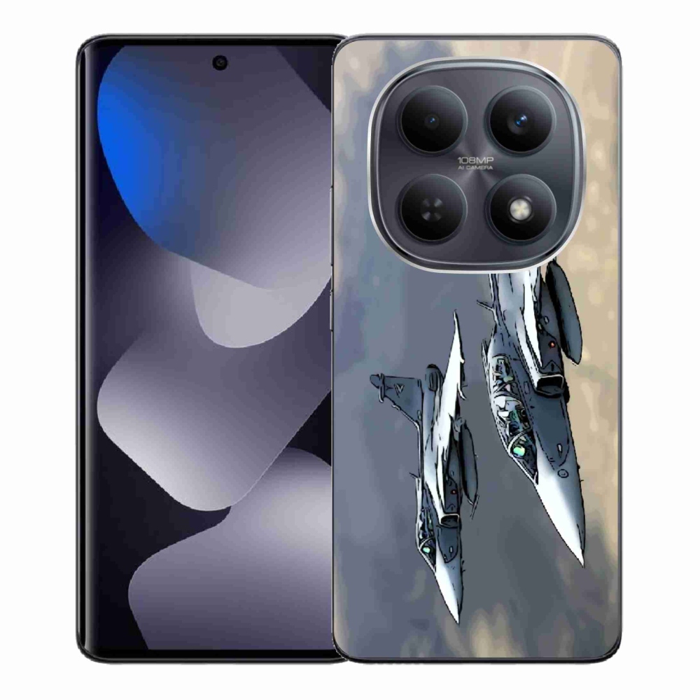 Gélový kryt mmCase na Xiaomi Redmi Note 15 4G - stíhačky