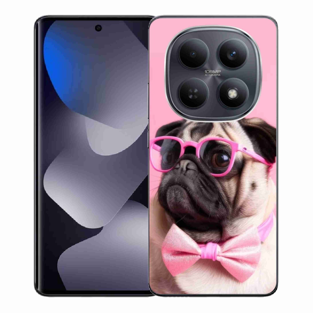 Gélový kryt mmCase na Xiaomi Redmi Note 15 4G - štýlový mops