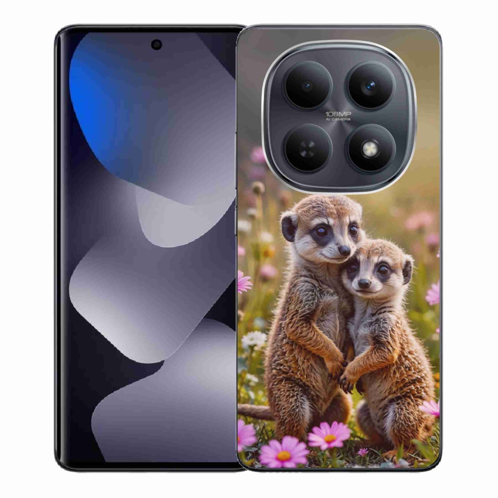 Gélový kryt mmCase na Xiaomi Redmi Note 15 4G - surikatí duo