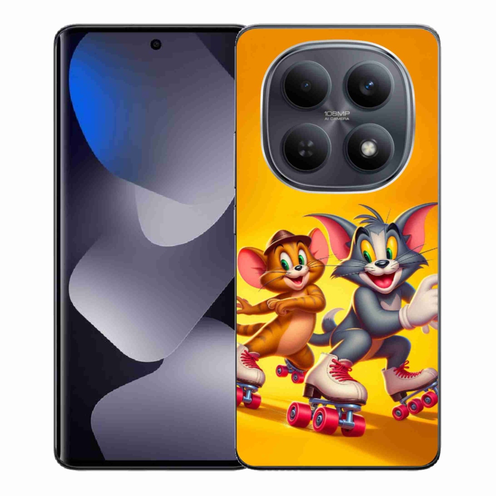 Gélový kryt mmCase na Xiaomi Redmi Note 15 4G - tom a jerry