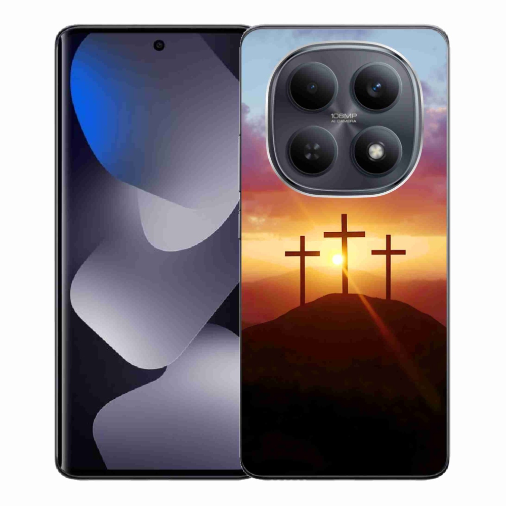 Gélový kryt mmCase na Xiaomi Redmi Note 15 4G - tri kríža