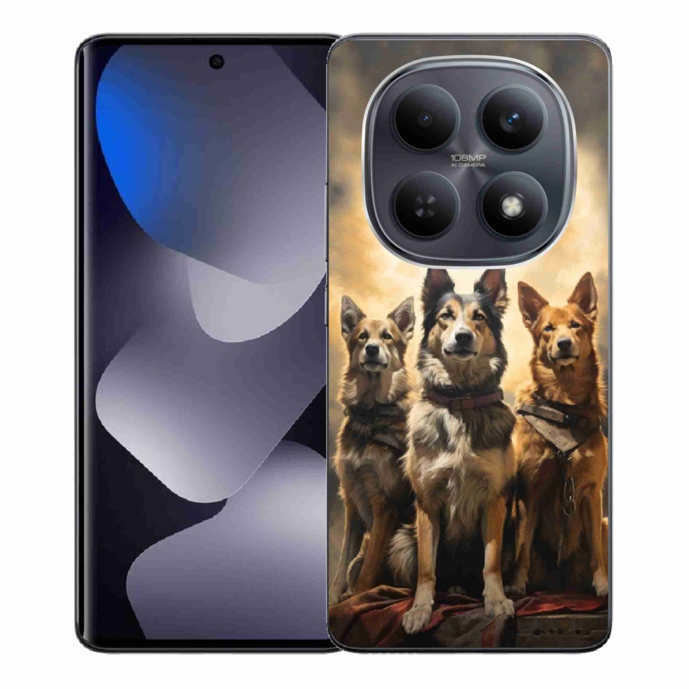 Gélový kryt mmCase na Xiaomi Redmi Note 15 4G - tri psy