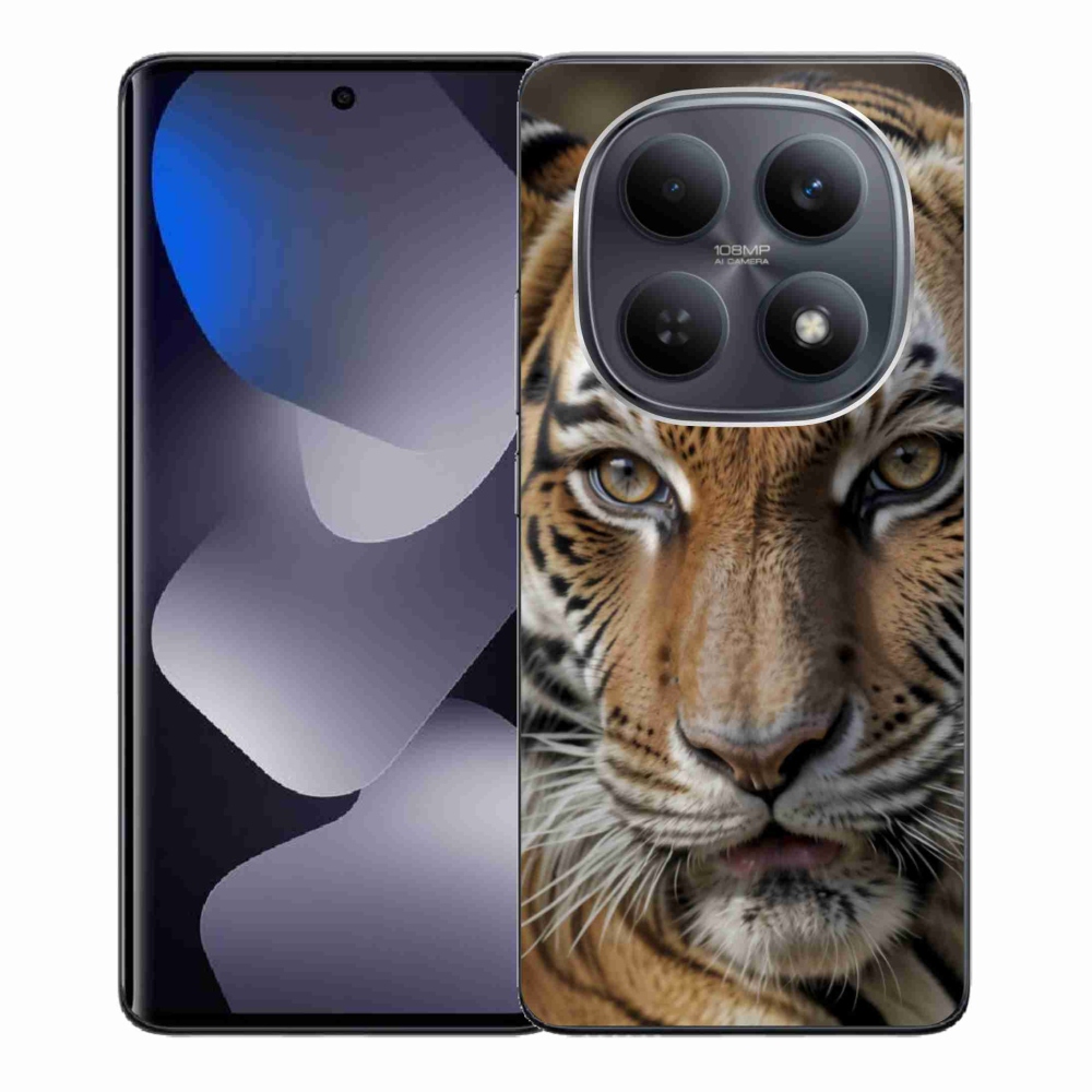 Gélový kryt mmCase na Xiaomi Redmi Note 15 4G - tigrie pohľad