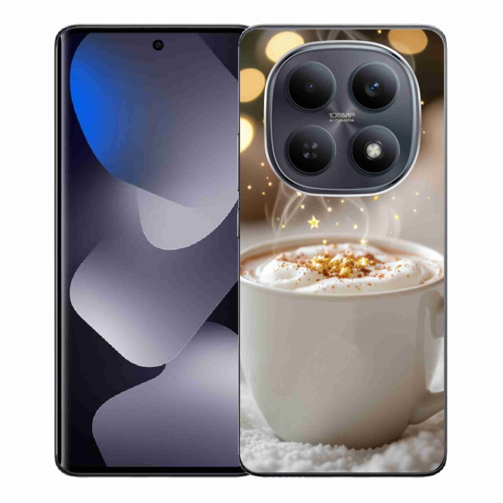Gélový kryt mmCase na Xiaomi Redmi Note 15 4G - vianočný horúci nápoj