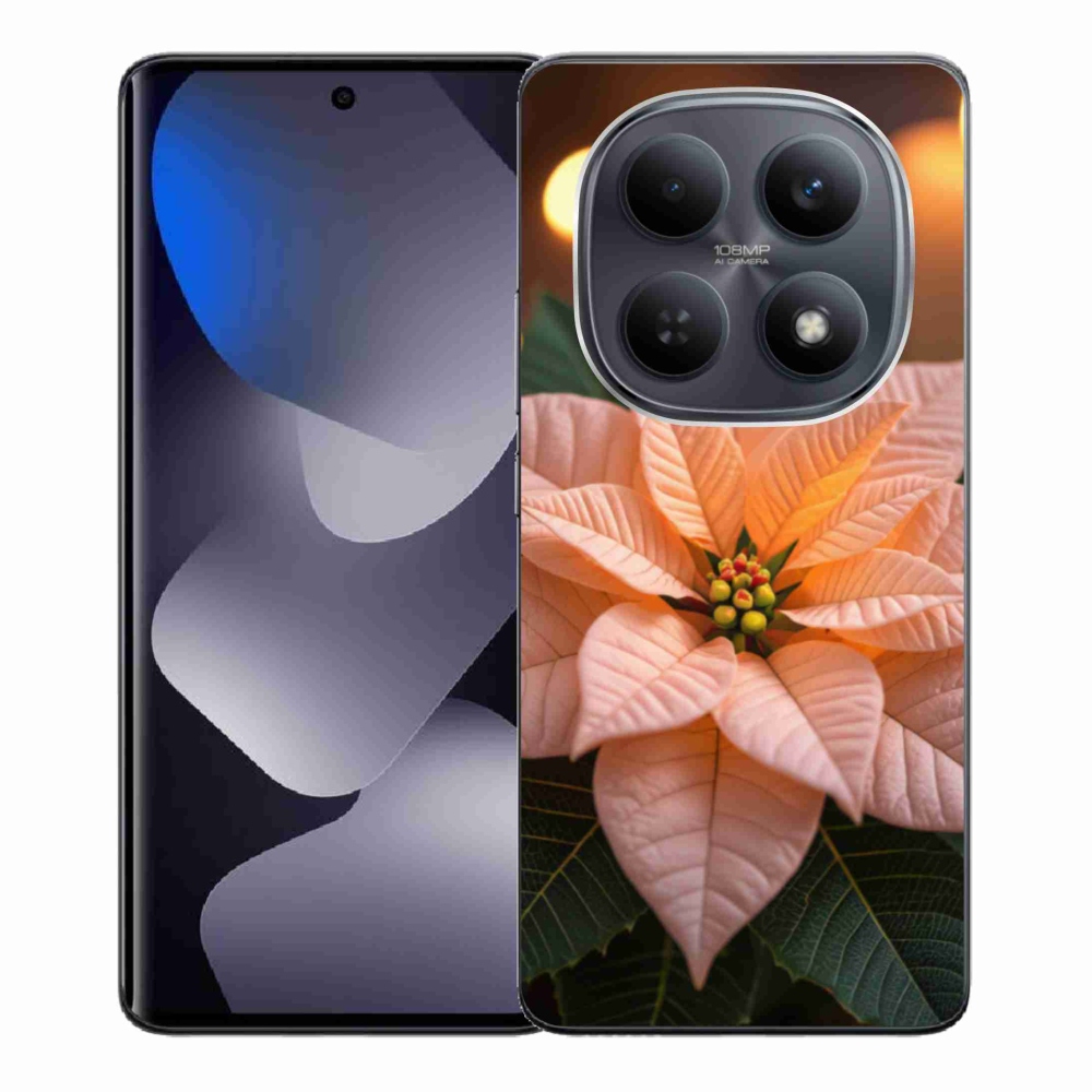 Gélový kryt mmCase na Xiaomi Redmi Note 15 4G - vianočná hviezda
