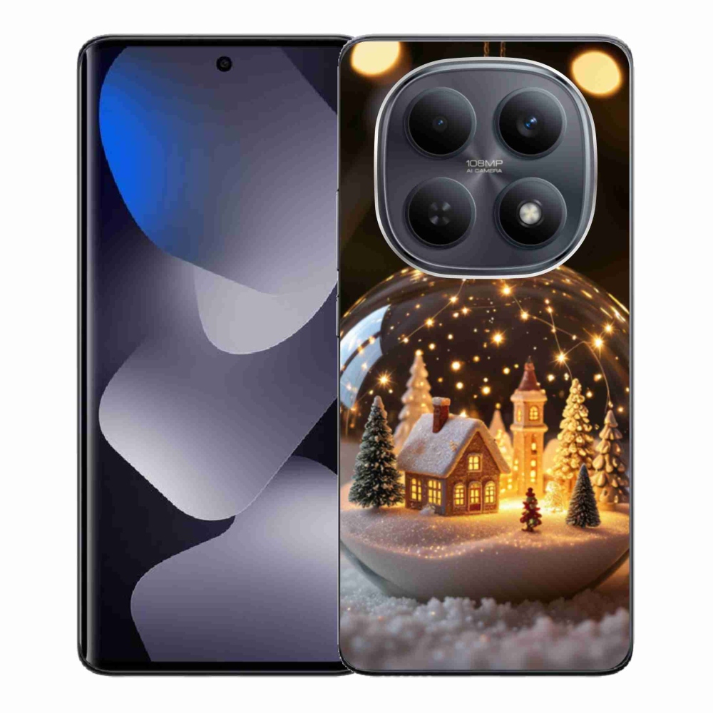 Gélový kryt mmCase na Xiaomi Redmi Note 15 4G - vianočné gule 3