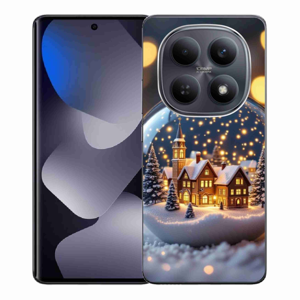Gélový kryt mmCase na Xiaomi Redmi Note 15 4G - vianočné gule 4