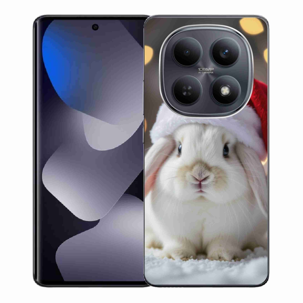 Gélový kryt mmCase na Xiaomi Redmi Note 15 4G - vianočný králik
