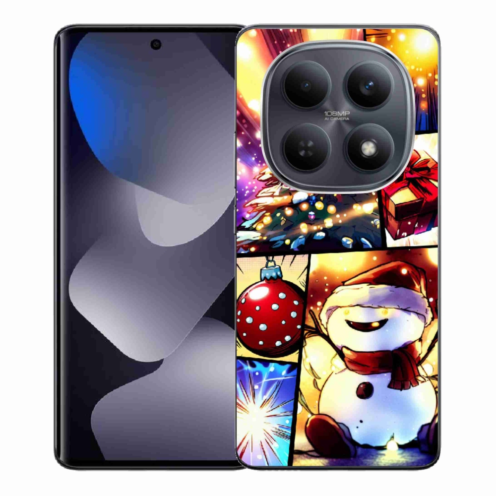 Gélový kryt mmCase na Xiaomi Redmi Note 15 4G - vianočné motívy 1
