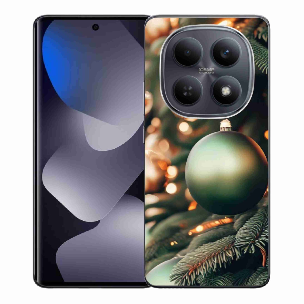 Gélový kryt mmCase na Xiaomi Redmi Note 15 4G - vianočné ozdoby 1
