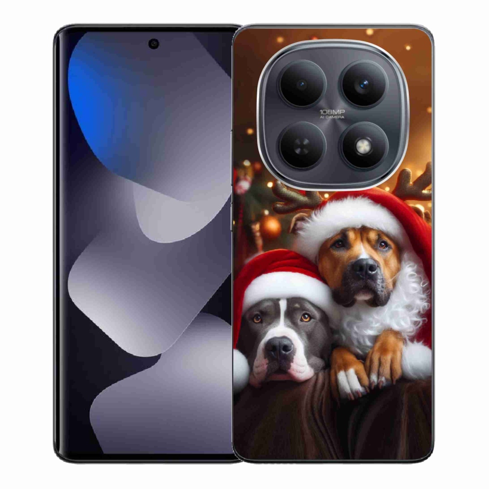 Gélový kryt mmCase na Xiaomi Redmi Note 15 4G - vianočné psy