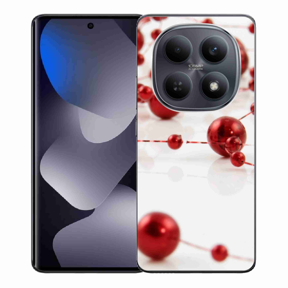Gélový kryt mmCase na Xiaomi Redmi Note 15 4G - vianočná reťaz