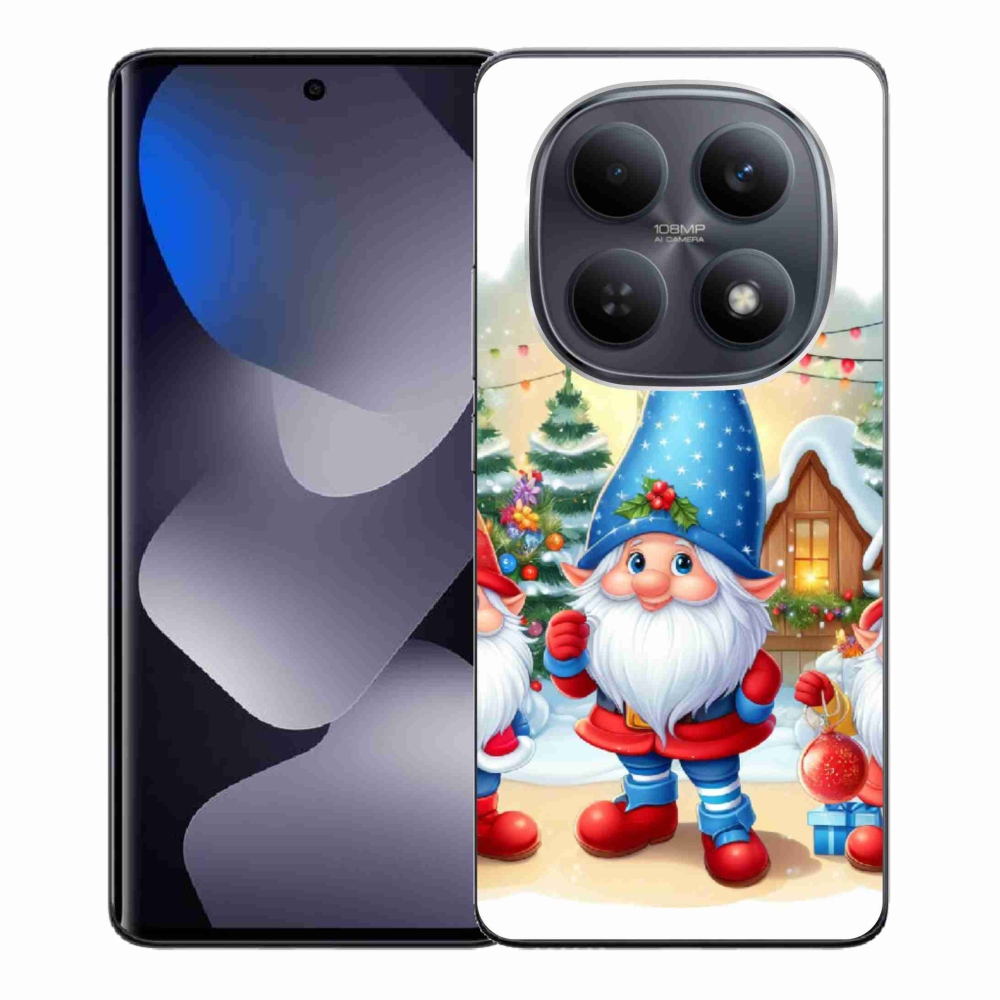 Gélový kryt mmCase na Xiaomi Redmi Note 15 4G - vianočné škriatkovia