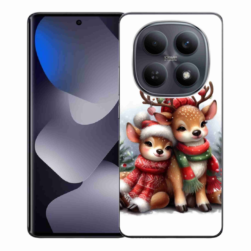 Gélový kryt mmCase na Xiaomi Redmi Note 15 4G - vianočné soby