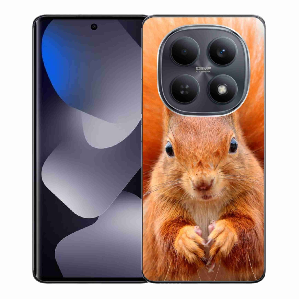 Gélový kryt mmCase na Xiaomi Redmi Note 15 4G - veverička