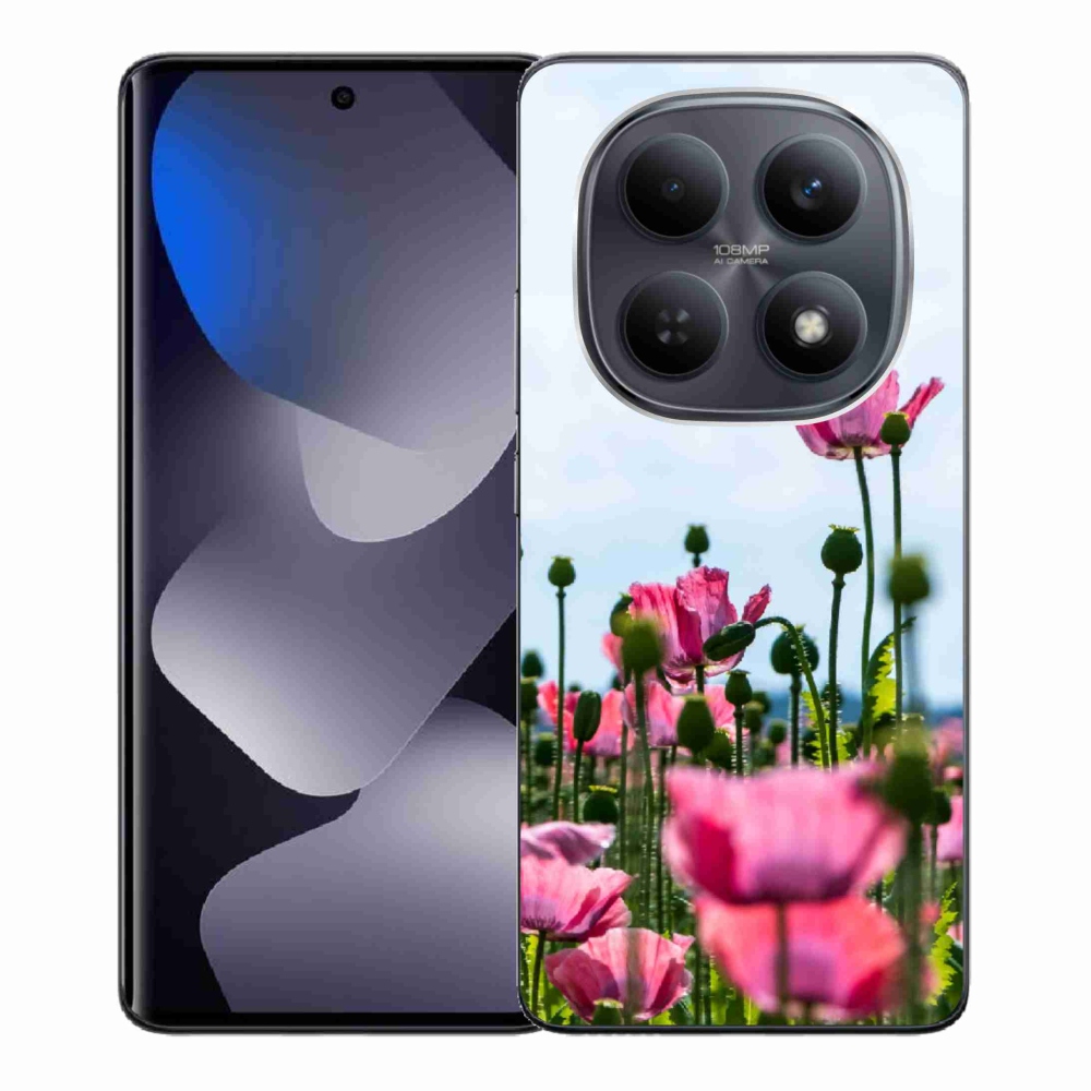 Gélový kryt mmCase na Xiaomi Redmi Note 15 4G - vlčí mak
