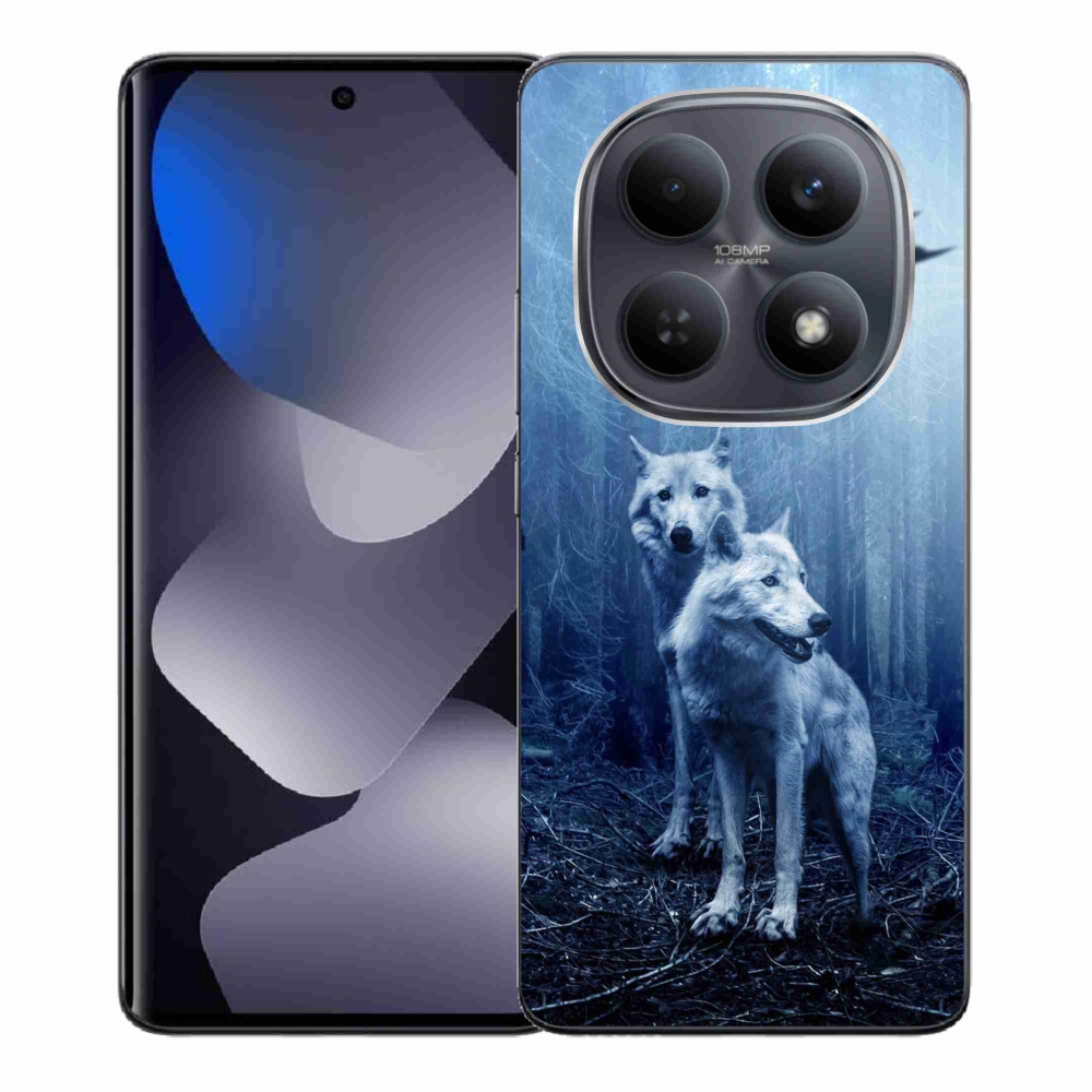 Gélový kryt mmCase na Xiaomi Redmi Note 15 4G - vlci v lese