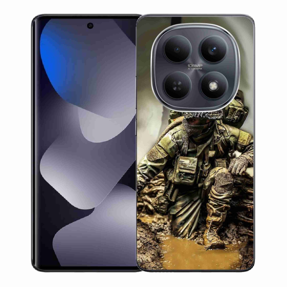Gélový kryt mmCase na Xiaomi Redmi Note 15 4G - vojak