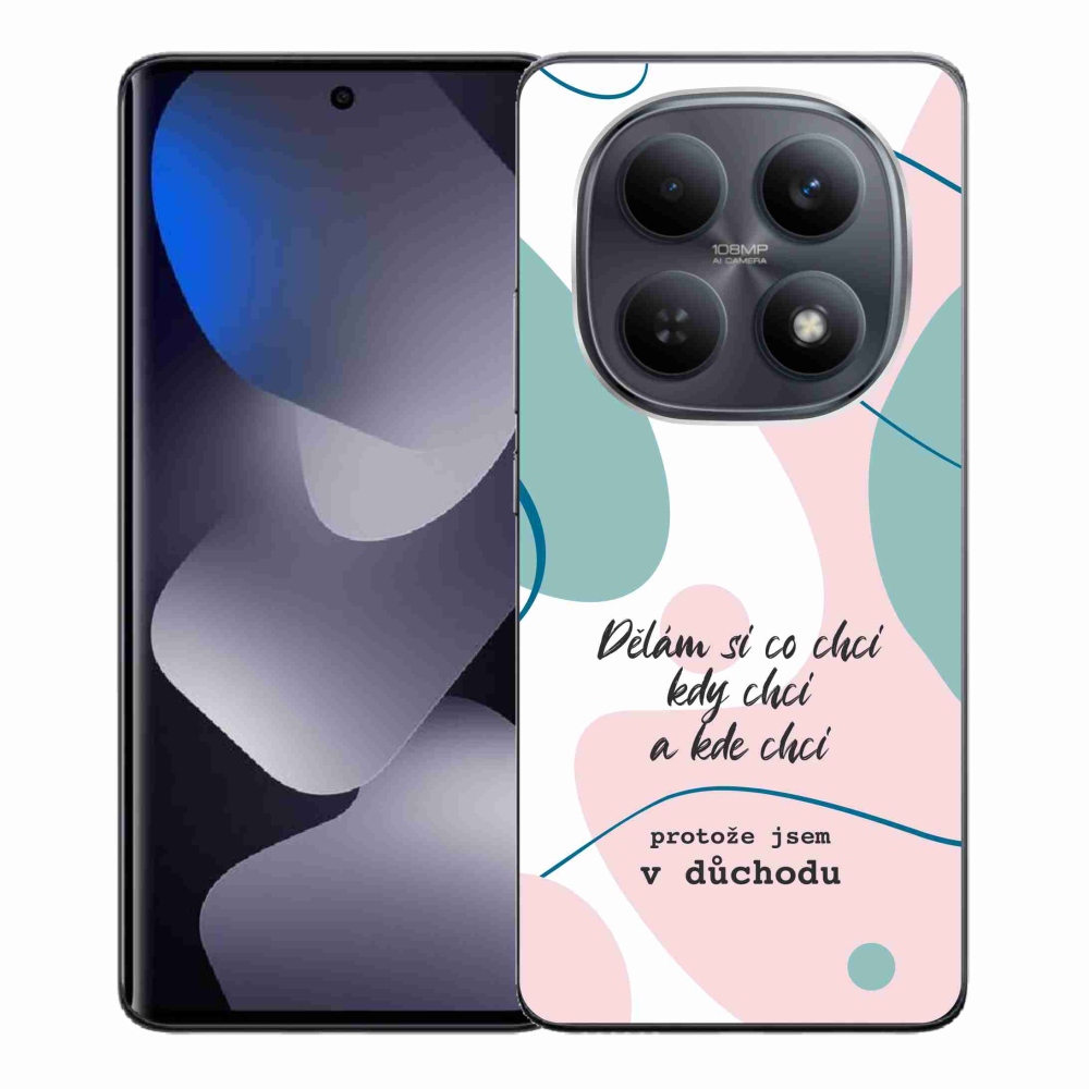 Gélový kryt mmCase na Xiaomi Redmi Note 15 4G - vtipný text 10 biele pozadie