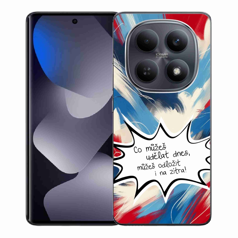 Gélový kryt mmCase na Xiaomi Redmi Note 15 4G - vtipný text 9 biele pozadie