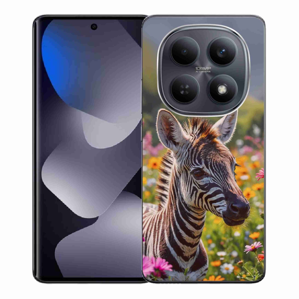 Gélový kryt mmCase na Xiaomi Redmi Note 15 4G - zebra na lúke