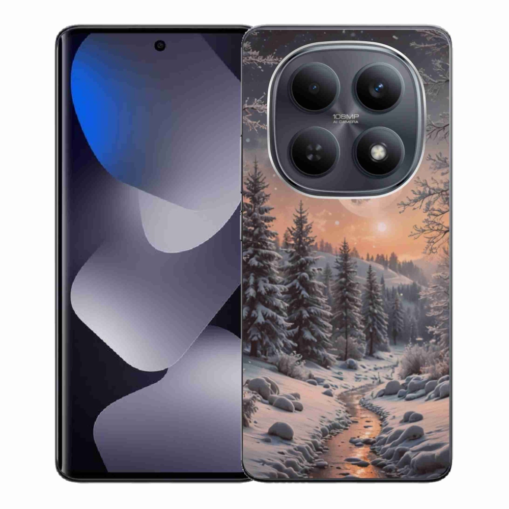 Gélový kryt mmCase na Xiaomi Redmi Note 15 4G - zimná krajina 2