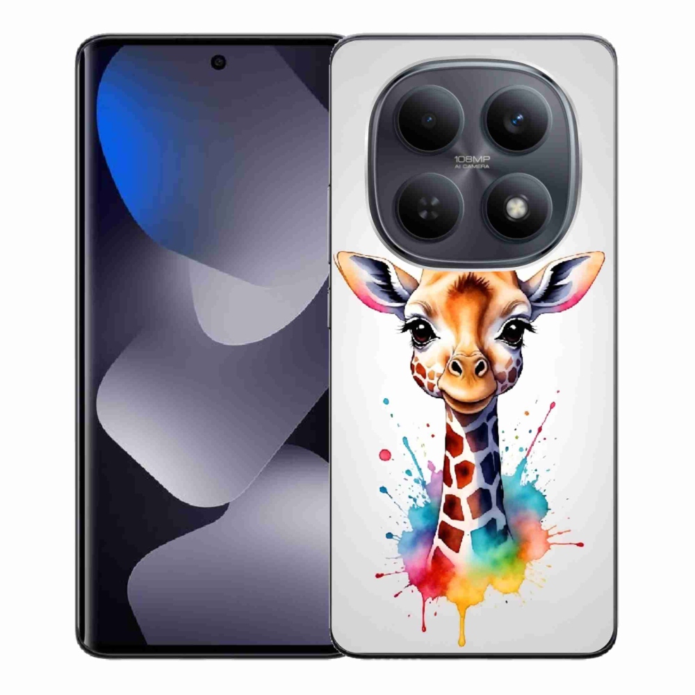 Gélový kryt mmCase na Xiaomi Redmi Note 15 4G - žirafa 1
